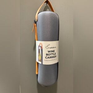New Rabbit Insulated Wine Bottle Carrier holds a 750 ml bottle
